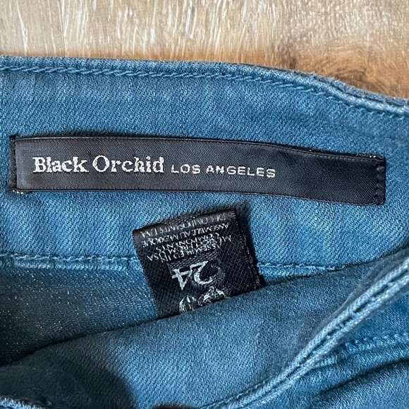 BLACK ORCHID Blue Skinny Jeans Size 24 - Picture 2 of 4